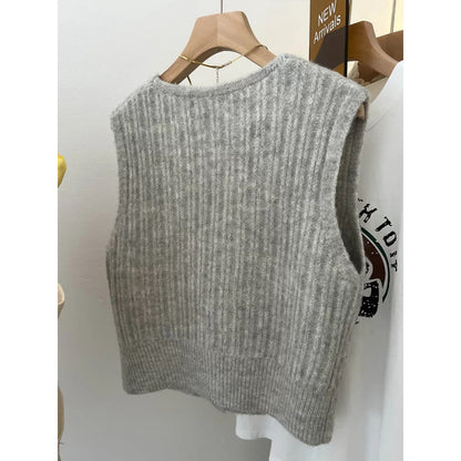 Knitted Wool Vest