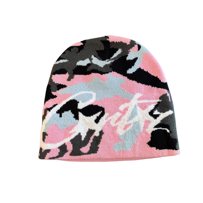 Knitted woolen hat