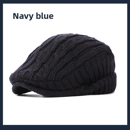 Knitted woolen hat