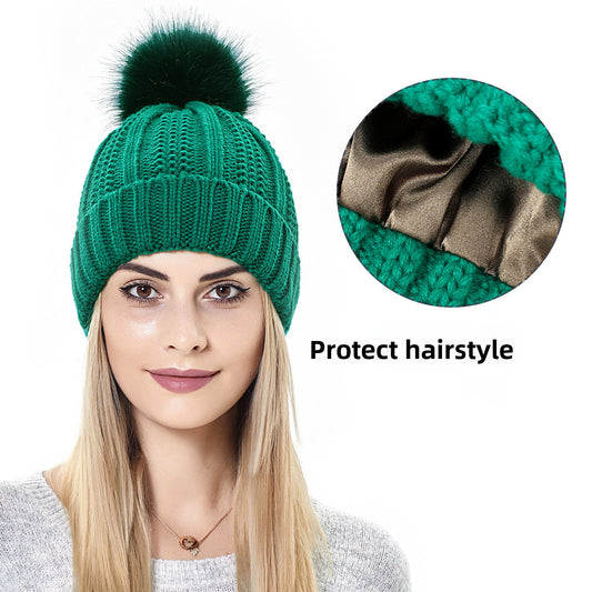 Knitted woolen hat