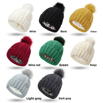 Knitted woolen hat