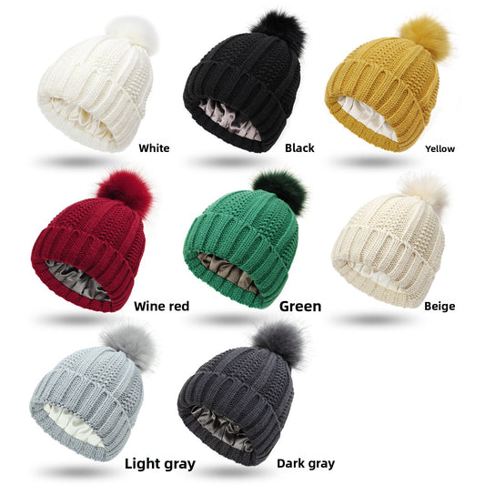 Knitted woolen hat