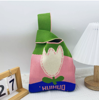 Knitted Wrist Handbag