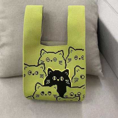 Knitted Wrist Handbag