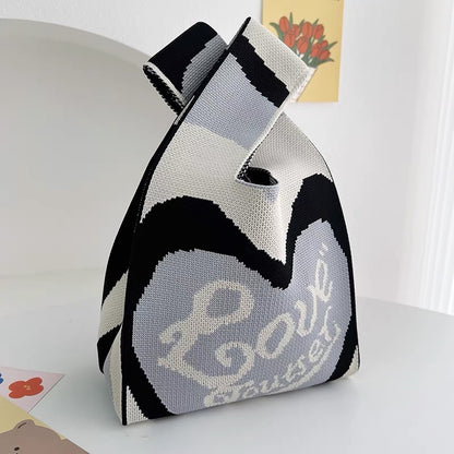Knitted Wrist Handbag