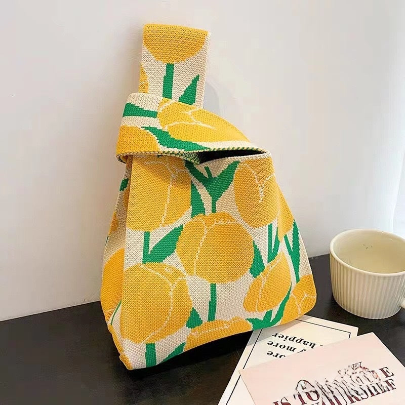 Knitted Wrist Handbag