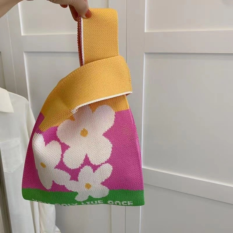 Knitted Wrist Handbag