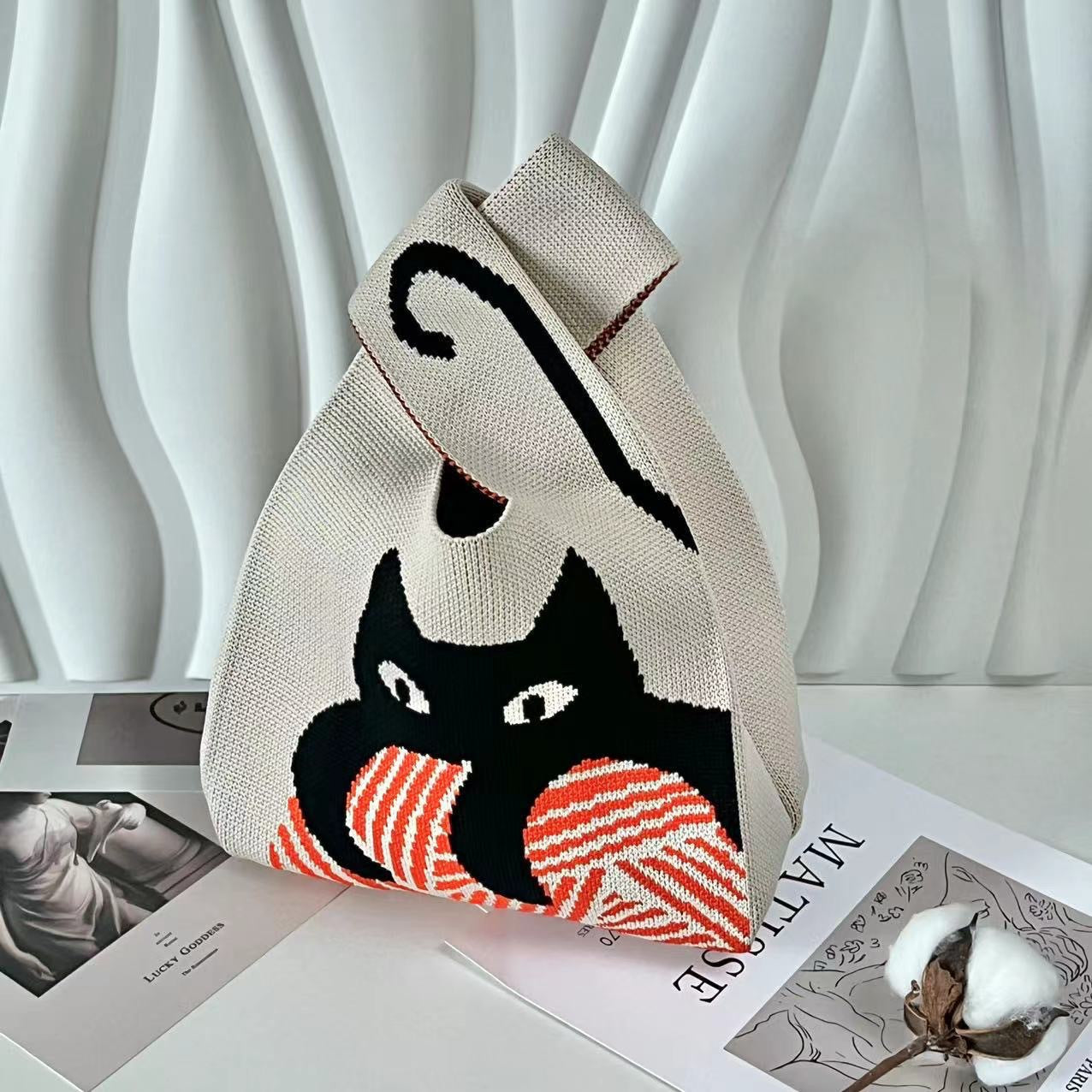 Knitted Wrist Handbag