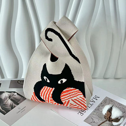 Knitted Wrist Handbag