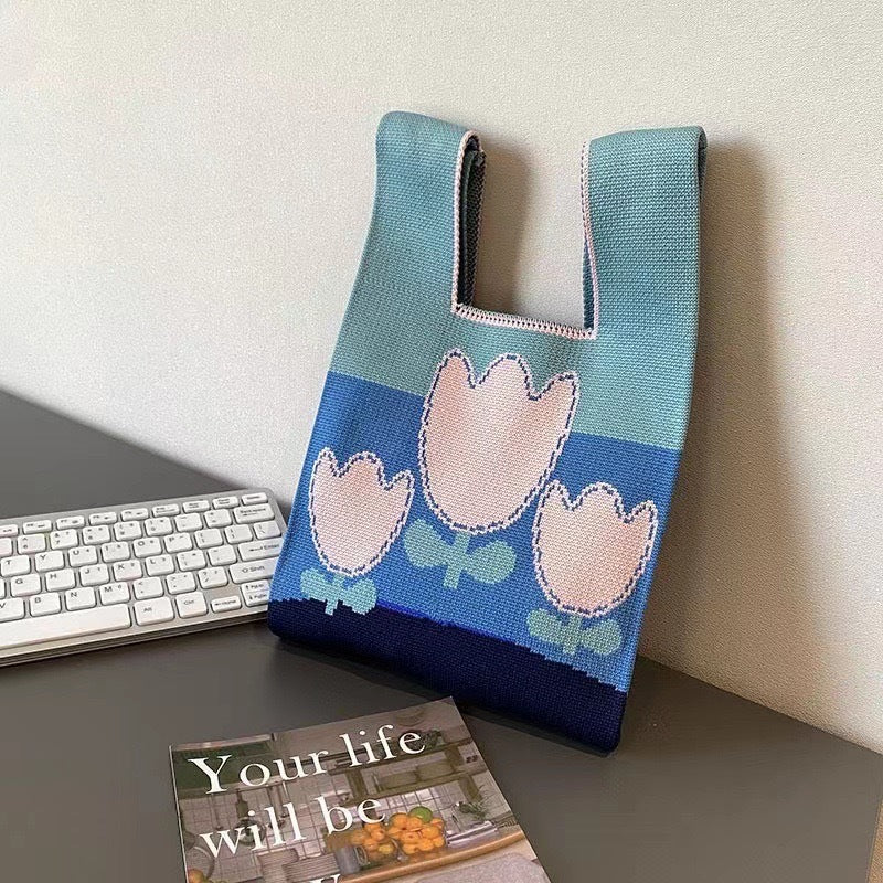 Knitted Wrist Handbag
