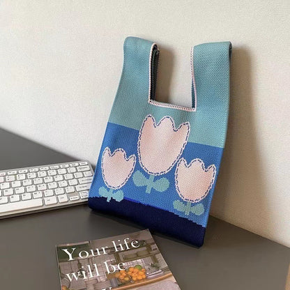 Knitted Wrist Handbag
