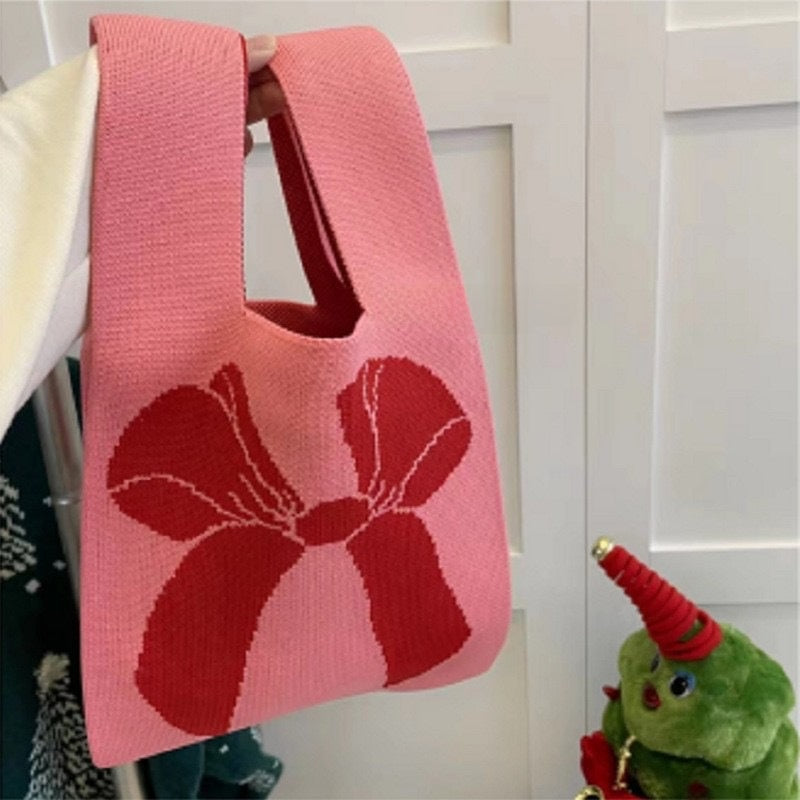 Knitted Wrist Handbag