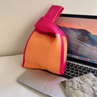 Knitted Wrist Handbag