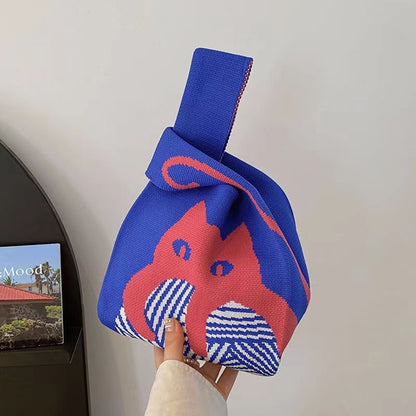Knitted Wrist Handbag
