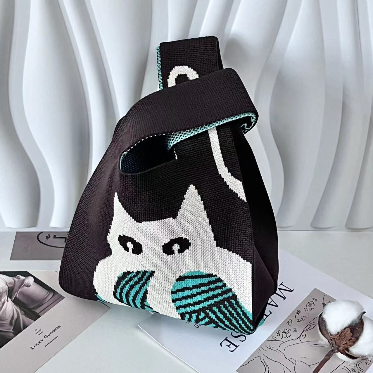 Knitted Wrist Handbag