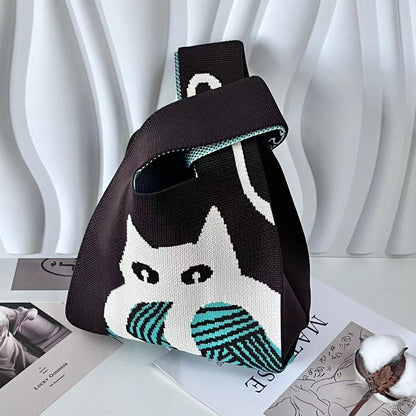 Knitted Wrist Handbag