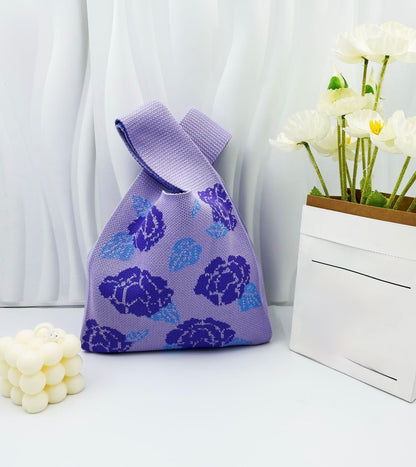 Knitted Wristlet Handbag