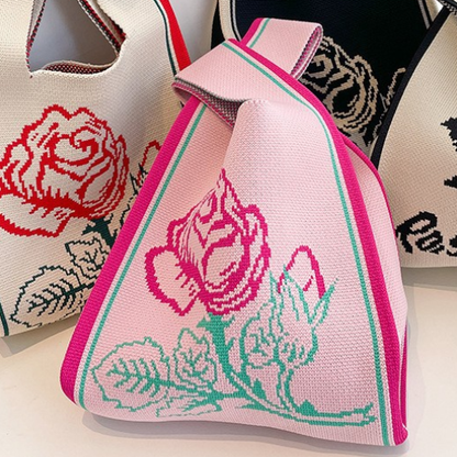 Knitted Wristlet Handbag