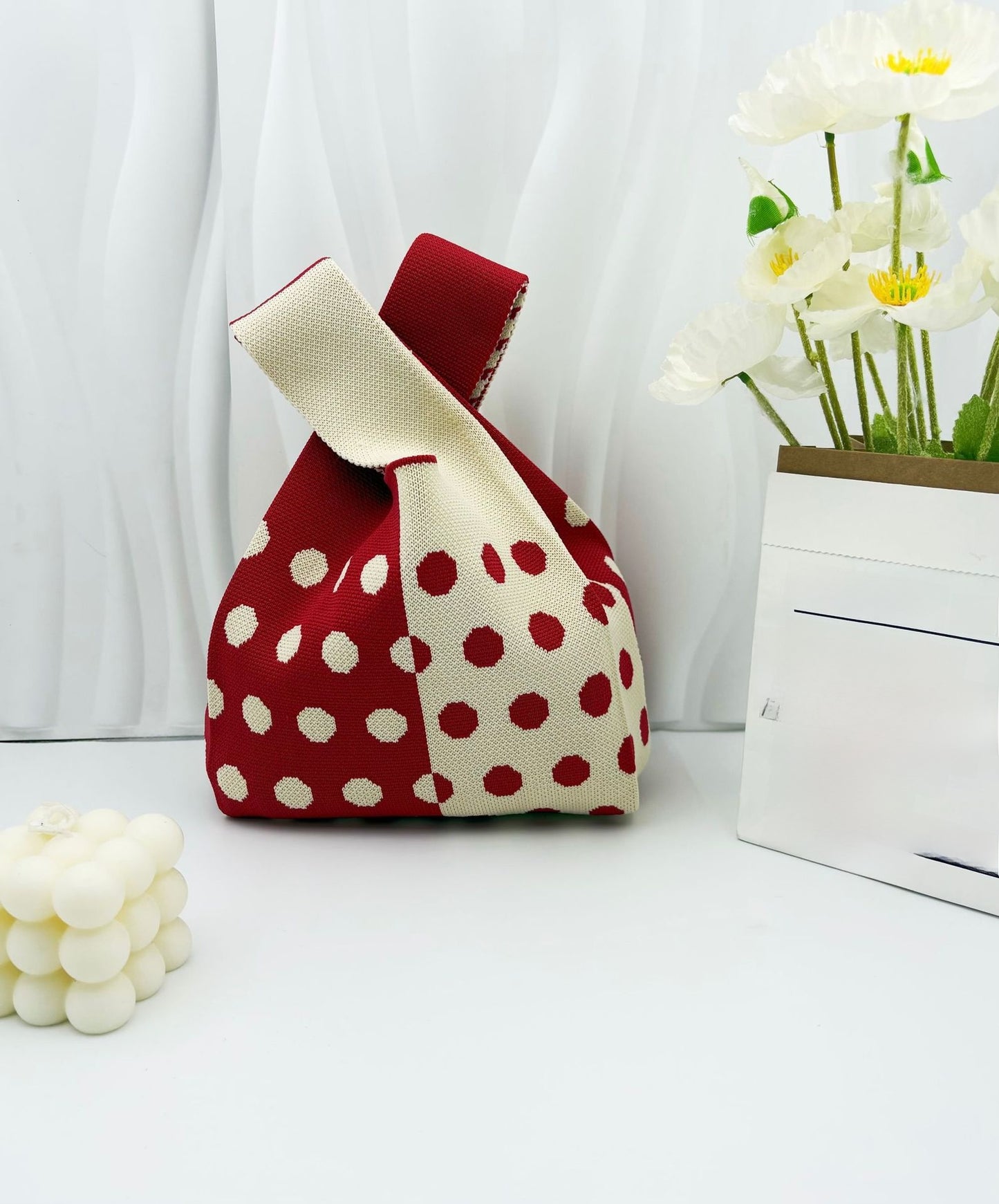 Knitted Wristlet Handbag