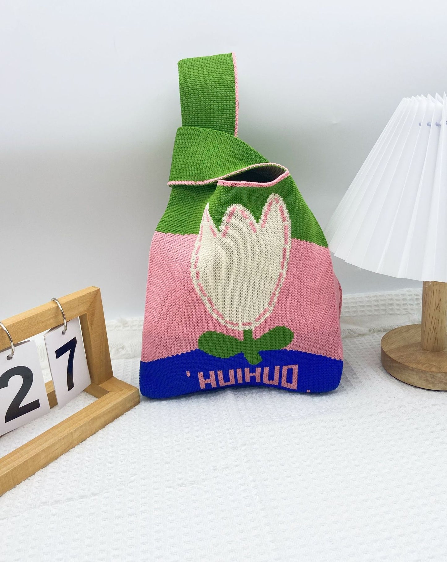 Knitted Wristlet Handbag