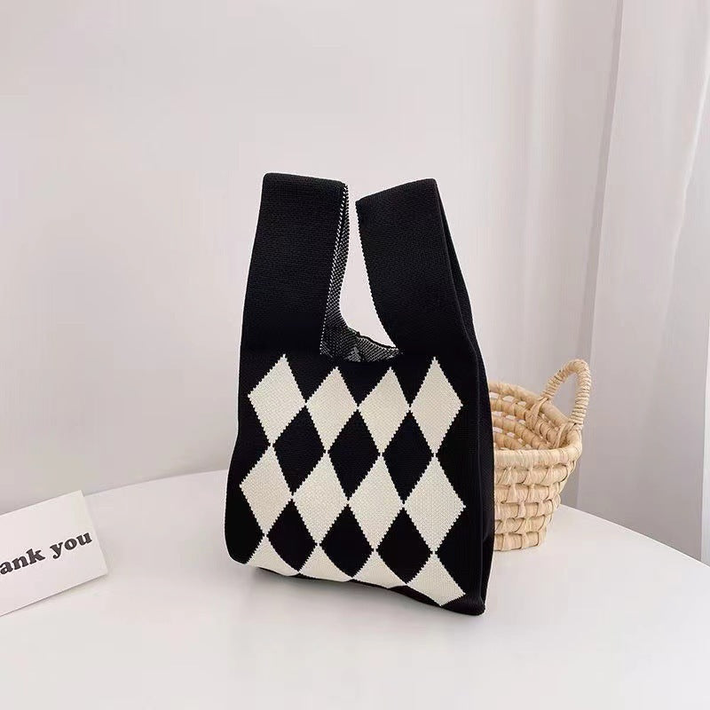Knitted Wristlet Handbag