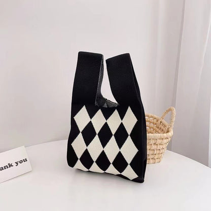 Knitted Wristlet Handbag