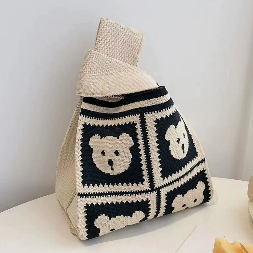 Knitted Wristlet Handbag