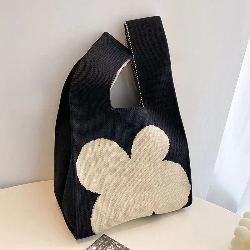 Knitted Wristlet Handbag