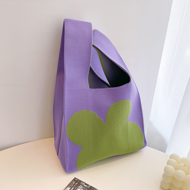 Knitted Wristlet Handbag