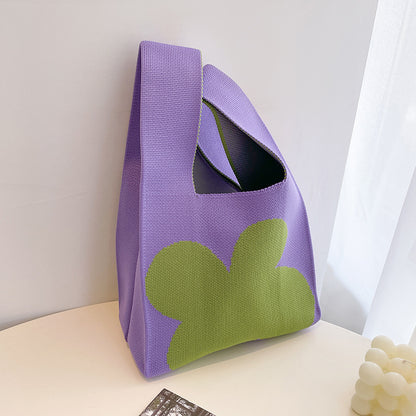 Knitted Wristlet Handbag