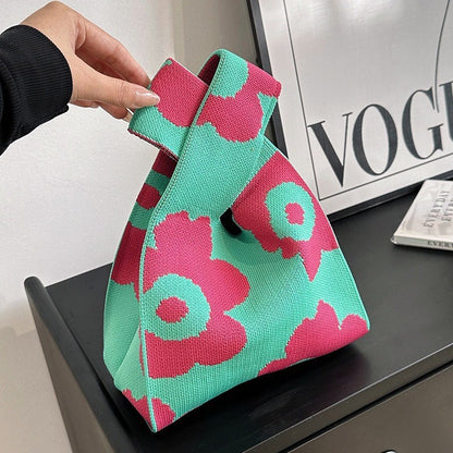 Knitted Wristlet Handbag
