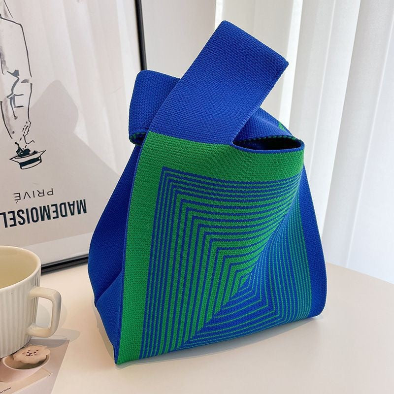 Knitted Wristlet Handbag