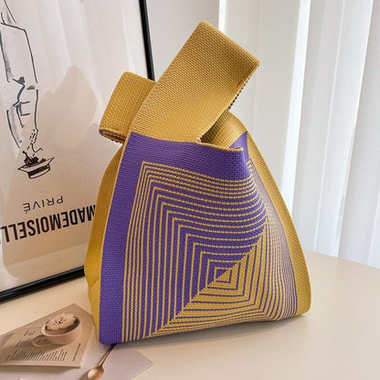 Knitted Wristlet Handbag