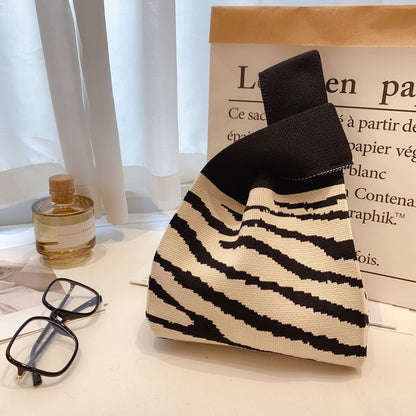 Knitted Wristlet Handbag