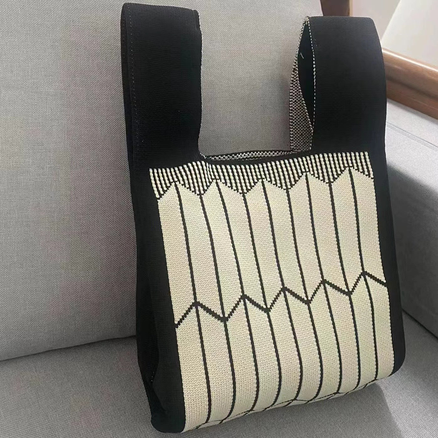 Knitted Wristlet Handbag