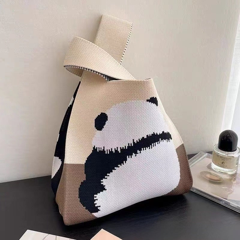 Knitted Wristlet Handbag