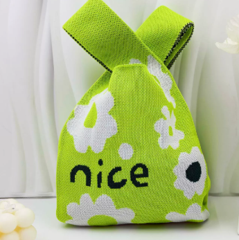 Knitted Wristlet Handbag