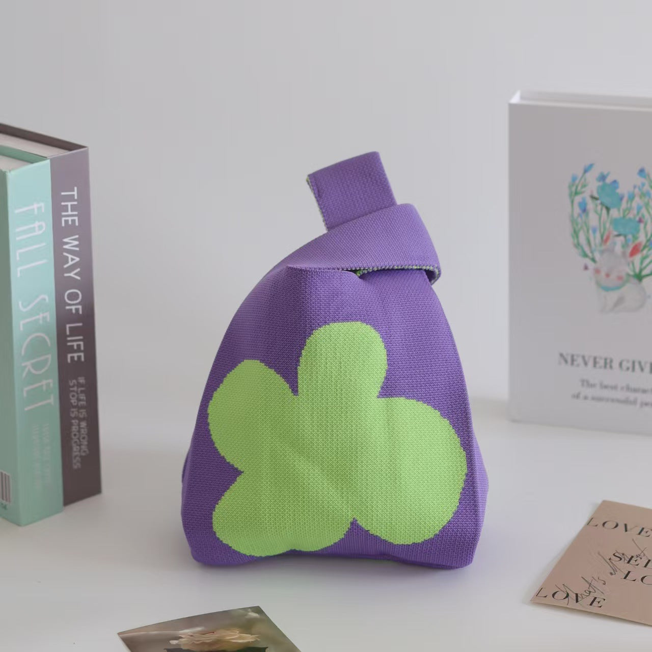 Knitted Yarn Bucket Bag