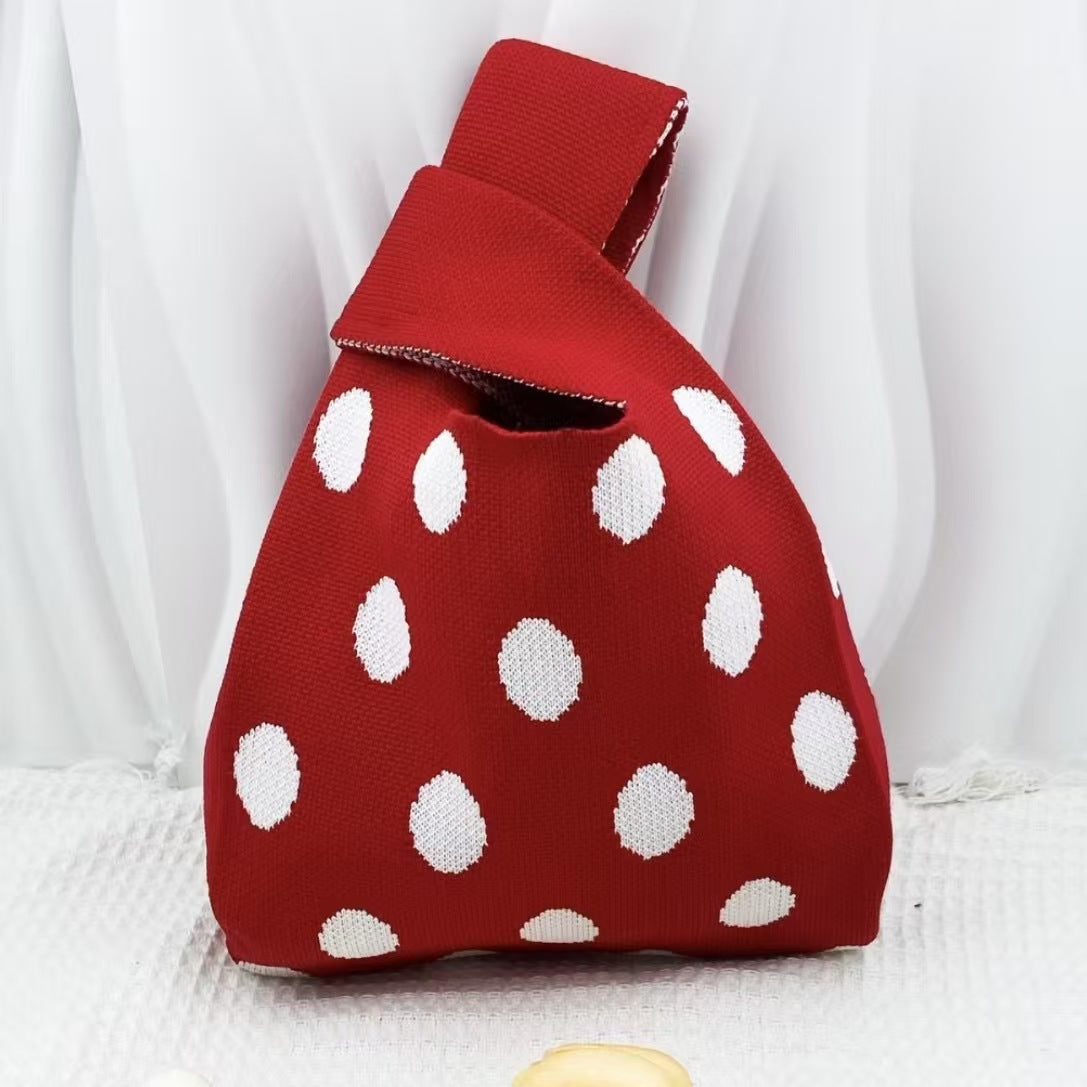 Knitted Yarn Bucket Bag