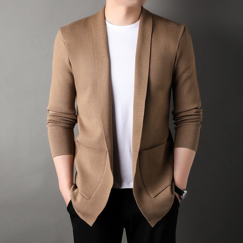 knitting cardigan
