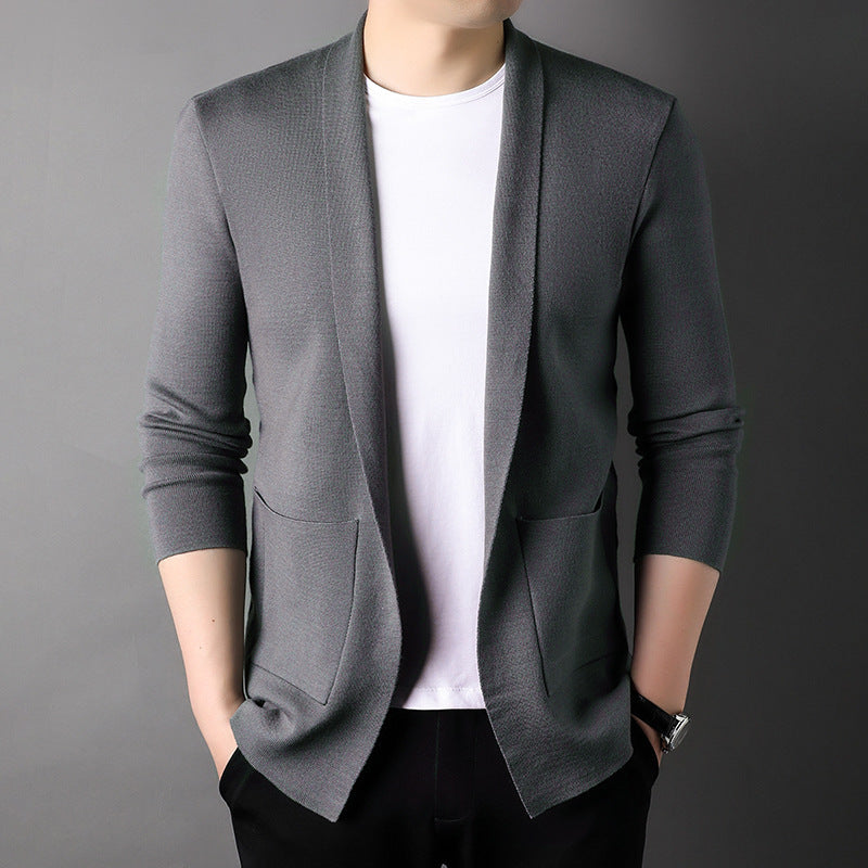 knitting cardigan