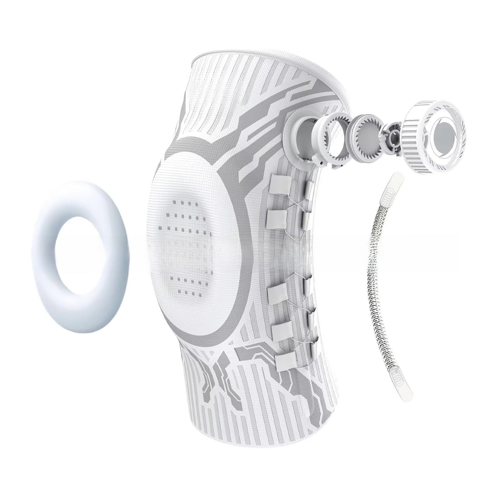 Knob-style knee brace