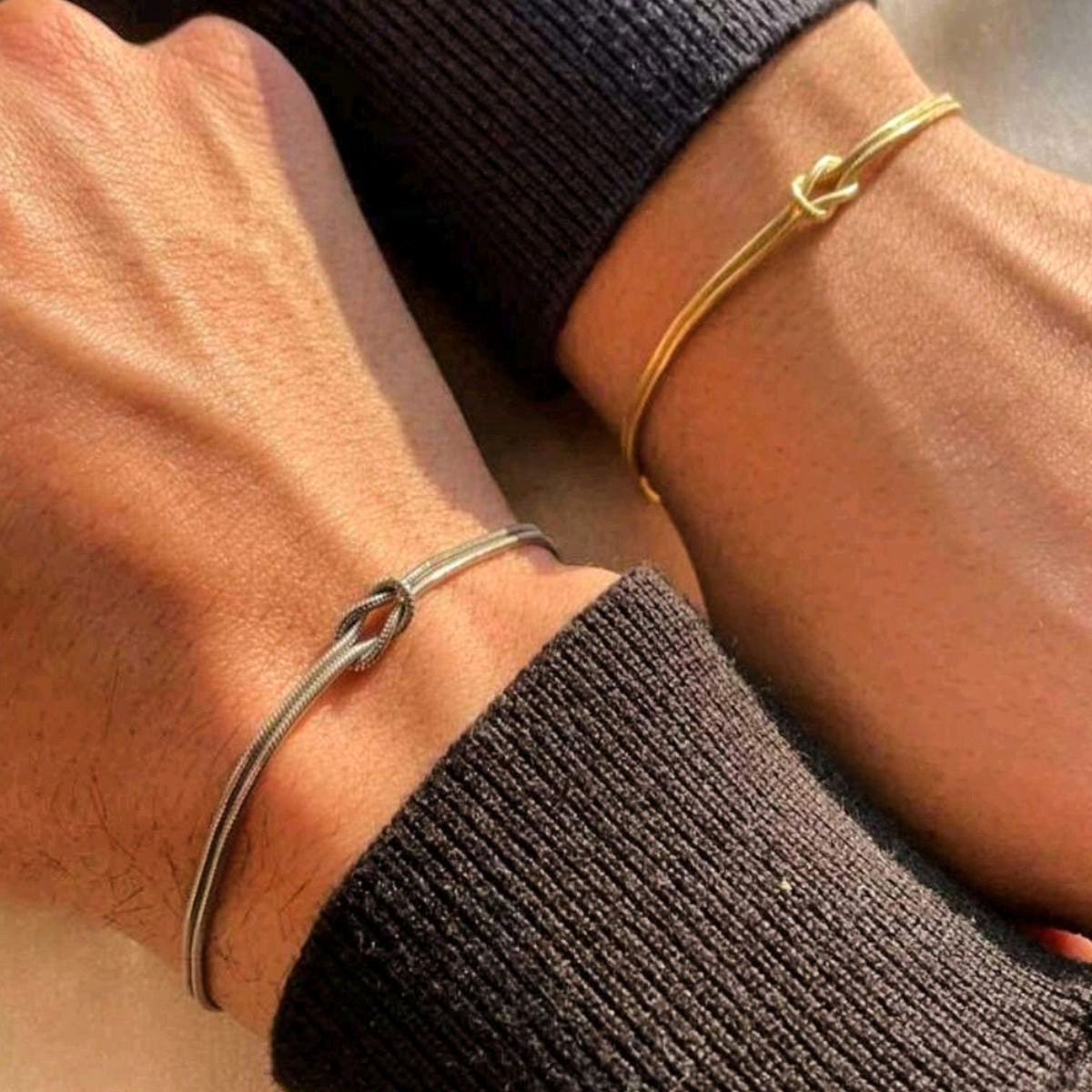 Knot Couple Bracelet Set