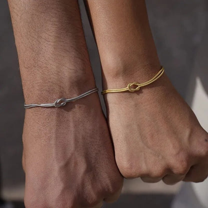 Knotted bracelet