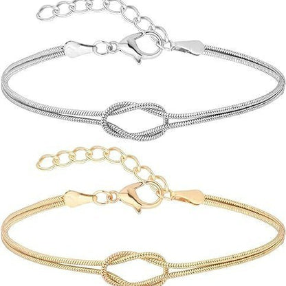 Knotted bracelet
