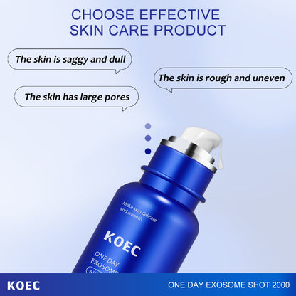 KOEC Blue Microneedle Facial Essence for Acne and Oil Control