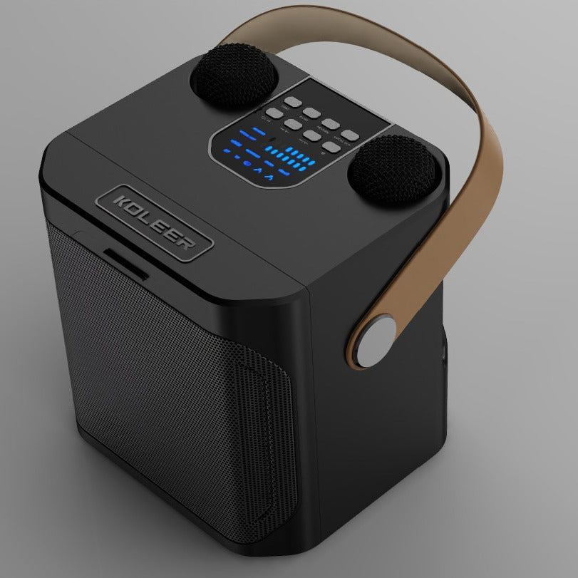 Koleer S882 Bluetooth Karaoke Speaker with Dual Microphones