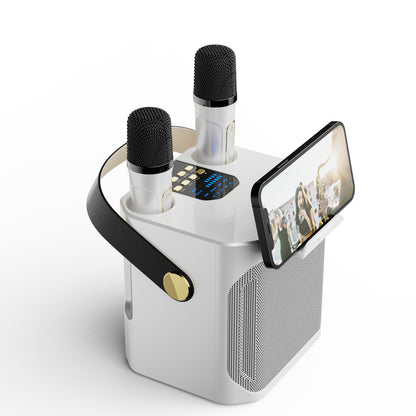 Koleer S882 Bluetooth Karaoke Speaker with Dual Microphones