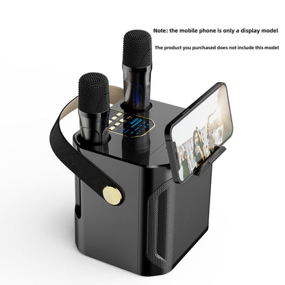 Koleer S882 Bluetooth Karaoke Speaker with Dual Microphones