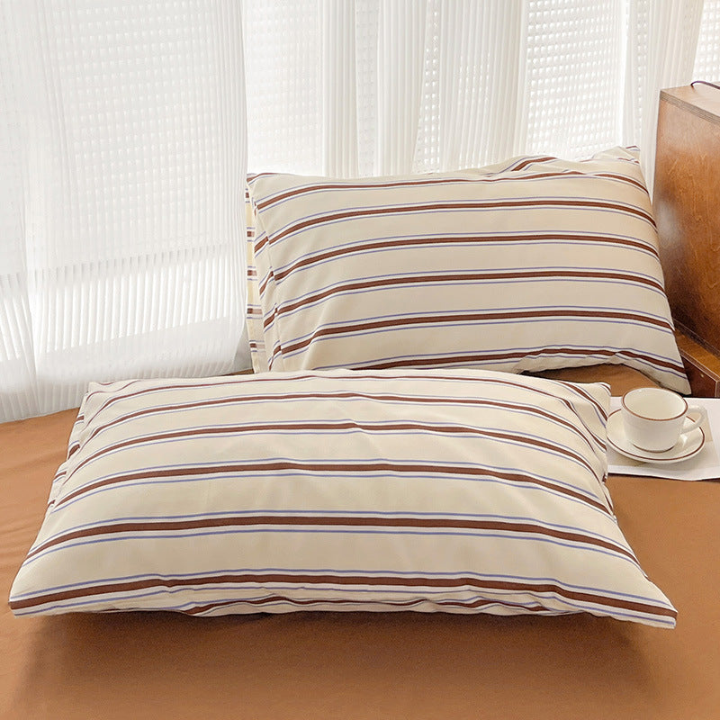 Korean Minimalist Striped Bedding